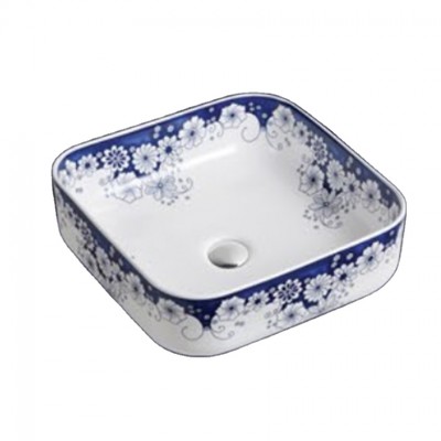 Hot Sale Sanitary Ware Bathroom Golden Ceramic Wash Basin Collapsible Made In China