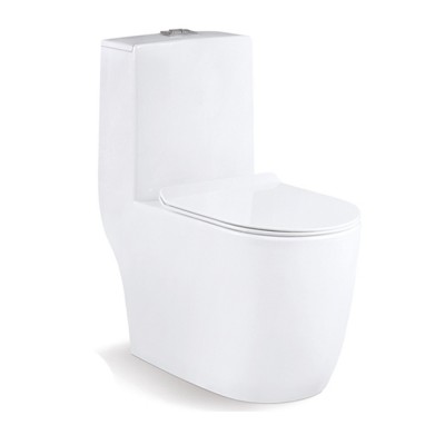 Modern Design Sanitary Ware Set One Piece Toilet Bathroom Floor Mounted Chinese Ceramic Wc Toilet 1012